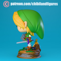 Link Funko - Ocarina of Time 3D Printable Figurine