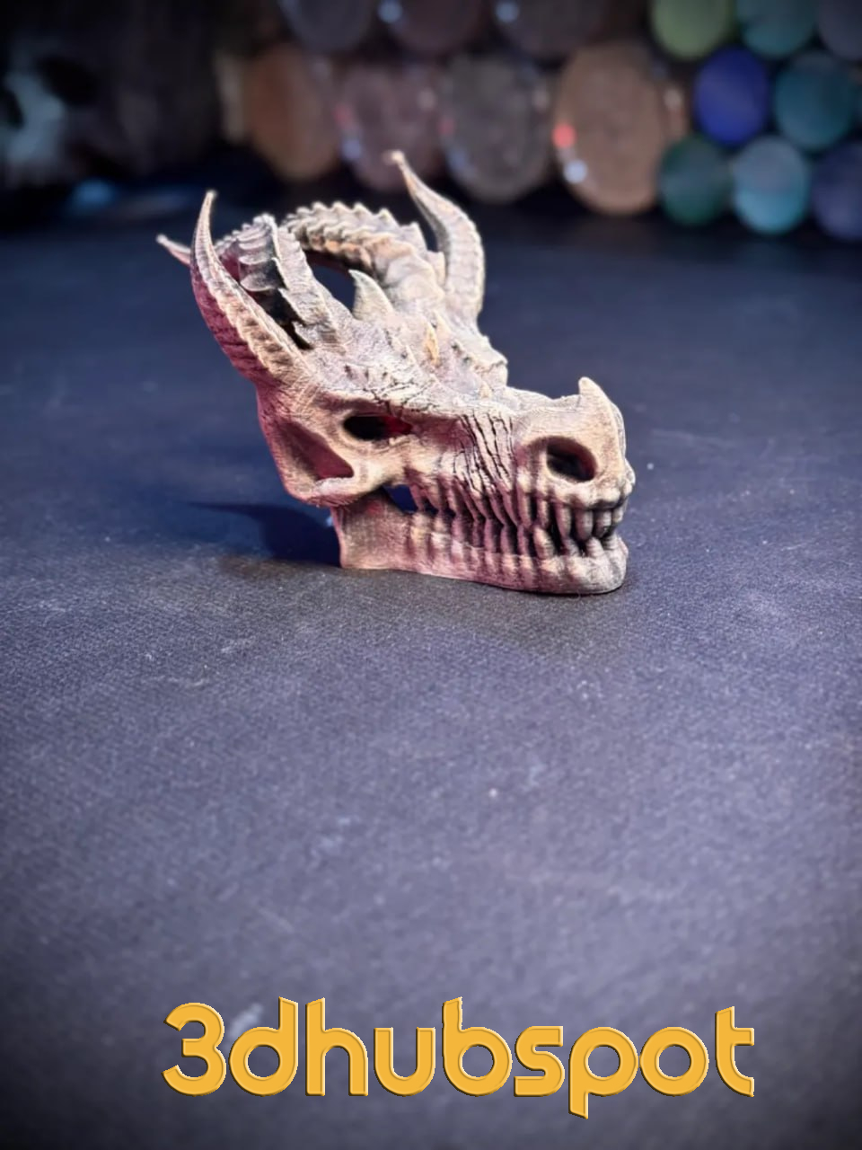 Dragon Skull 3D Printable Model - Fantasy Decor & Gaming Accessory STL Download