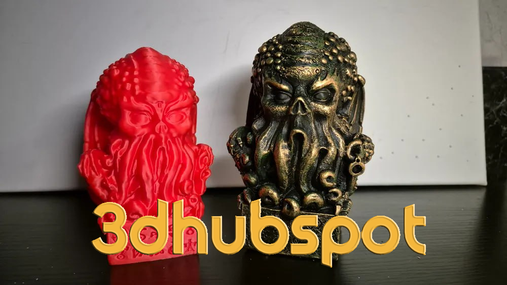 Cthulhu Gargoyle 3D Printable Statue - Lovecraftian Horror Collectible STL Download