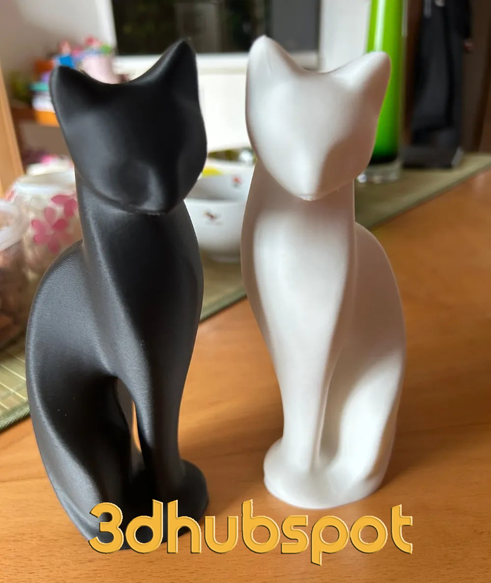 Adorable 3D Printable Kitty Figurines - Cute Cat Collection STL Download