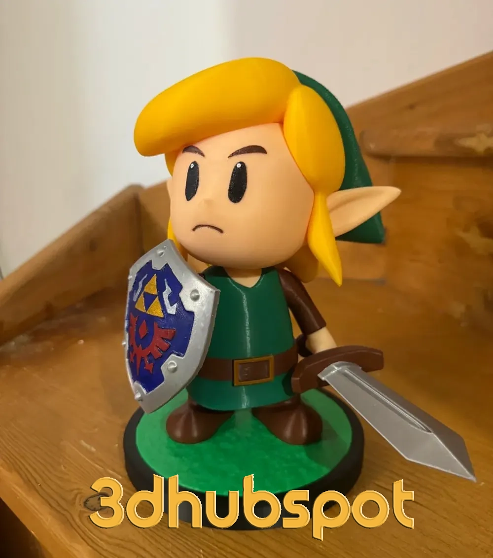 3D Printable Chibi Link Figurine - Legend of Zelda Collectible