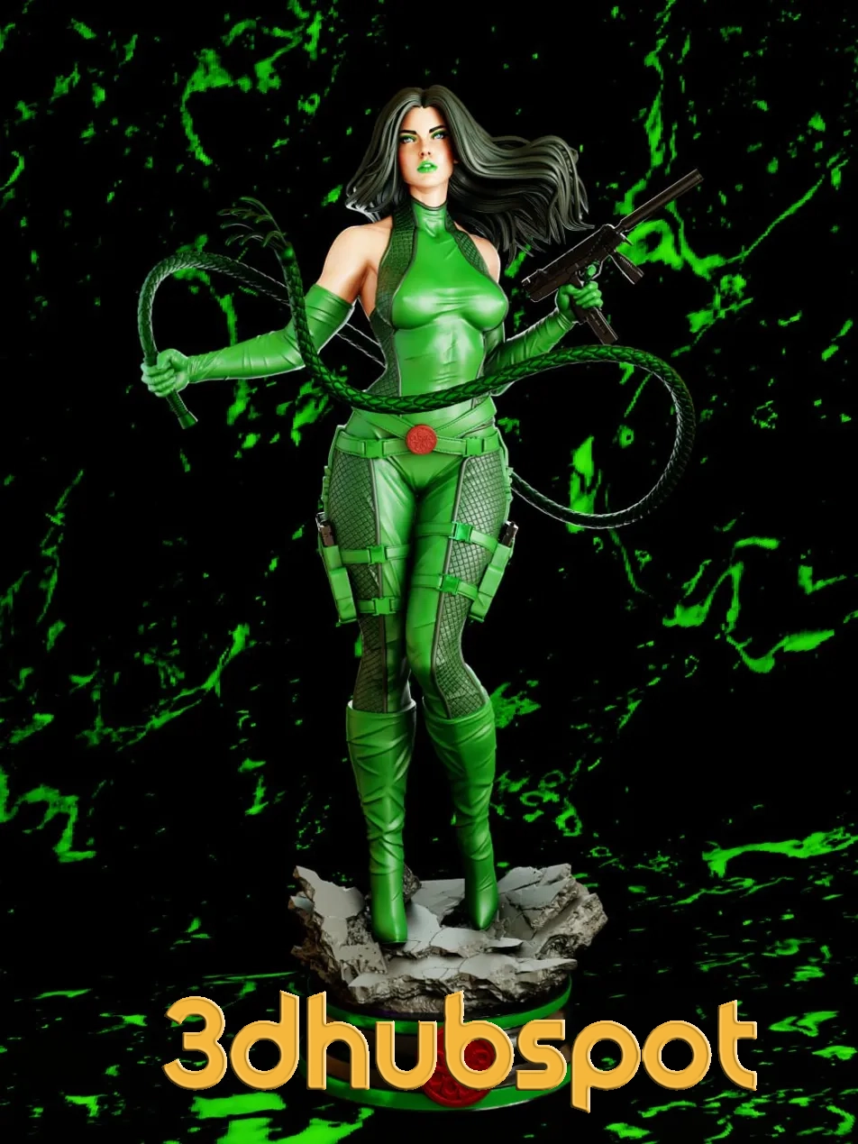 Madame Hydra 3D Printable Statue - Marvel Supervillain Collectible Model STL Download