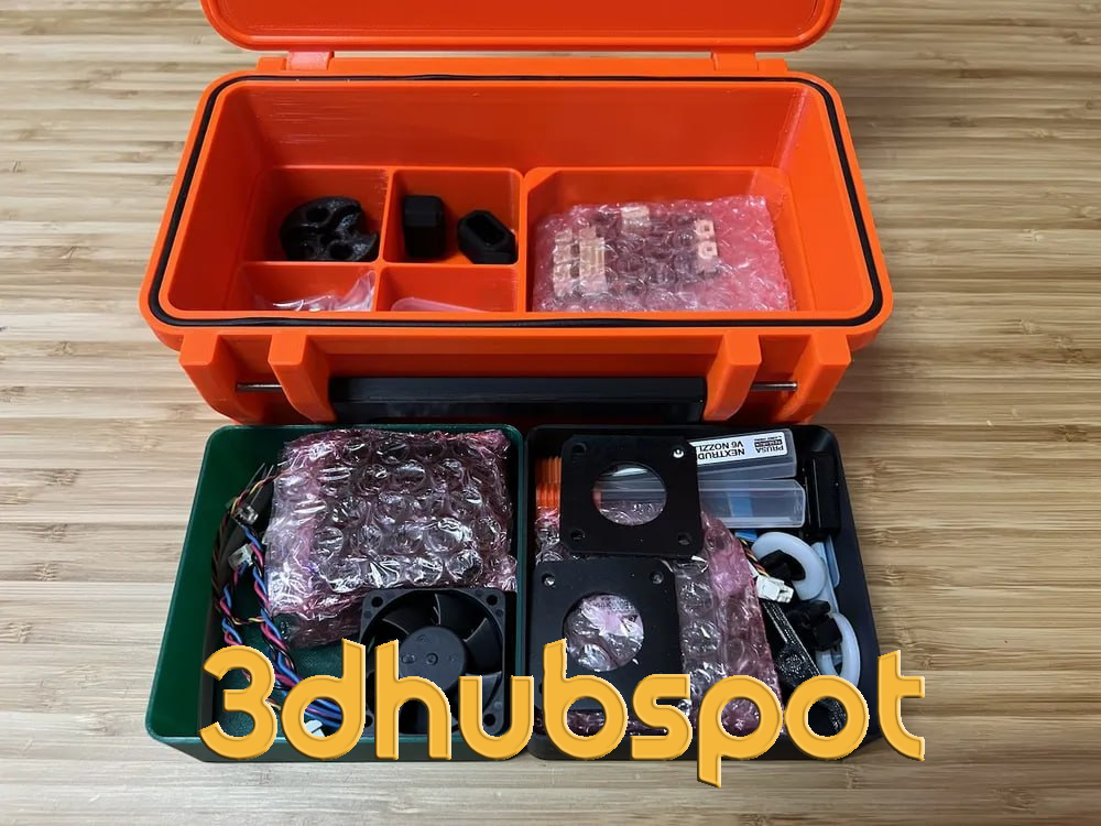 Universal Customizable Storage Case - 3D Printable Organizer STL Download